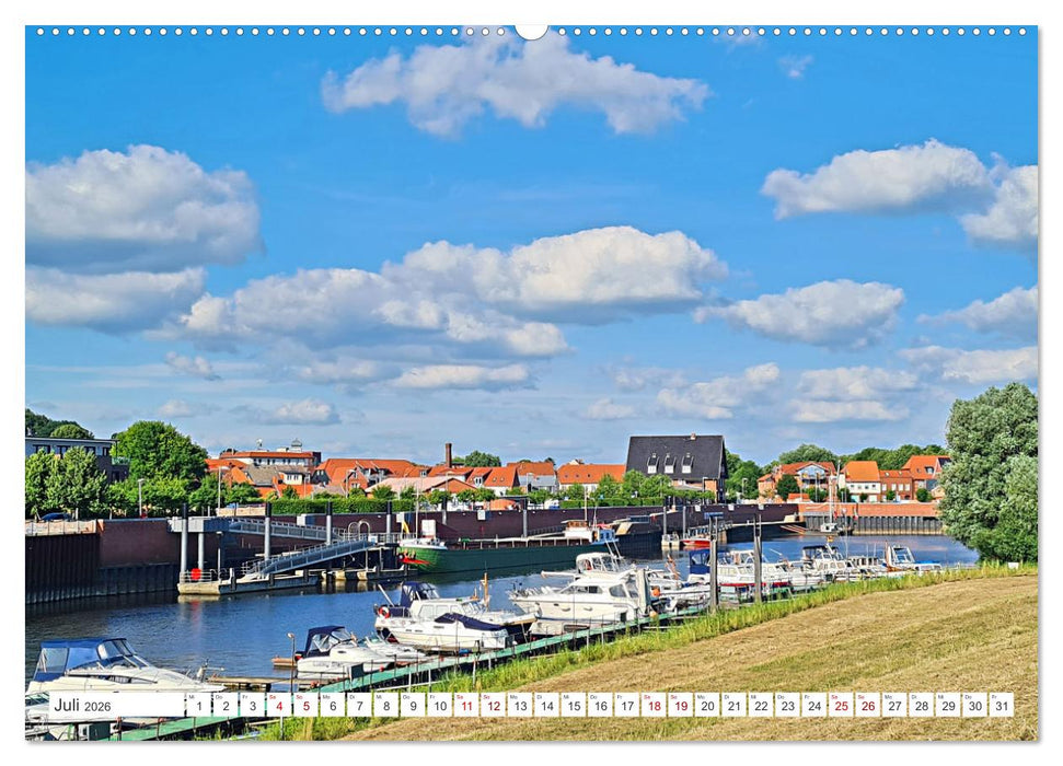 Boizenburg an der Elbe - Fliesenstadt im Dreiländereck (CALVENDO Premium Wandkalender 2026)