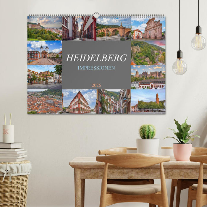 Heidelberg Impressionen (CALVENDO Wandkalender 2026)