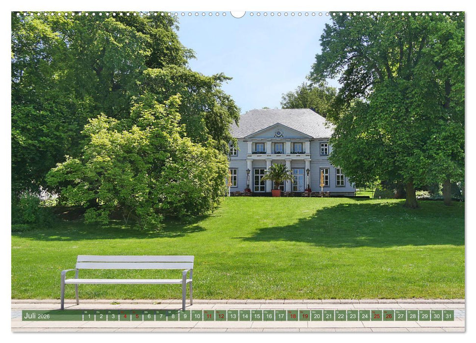 Bad Nenndorf, Kurpark-Impressionen (CALVENDO Premium Wandkalender 2026)