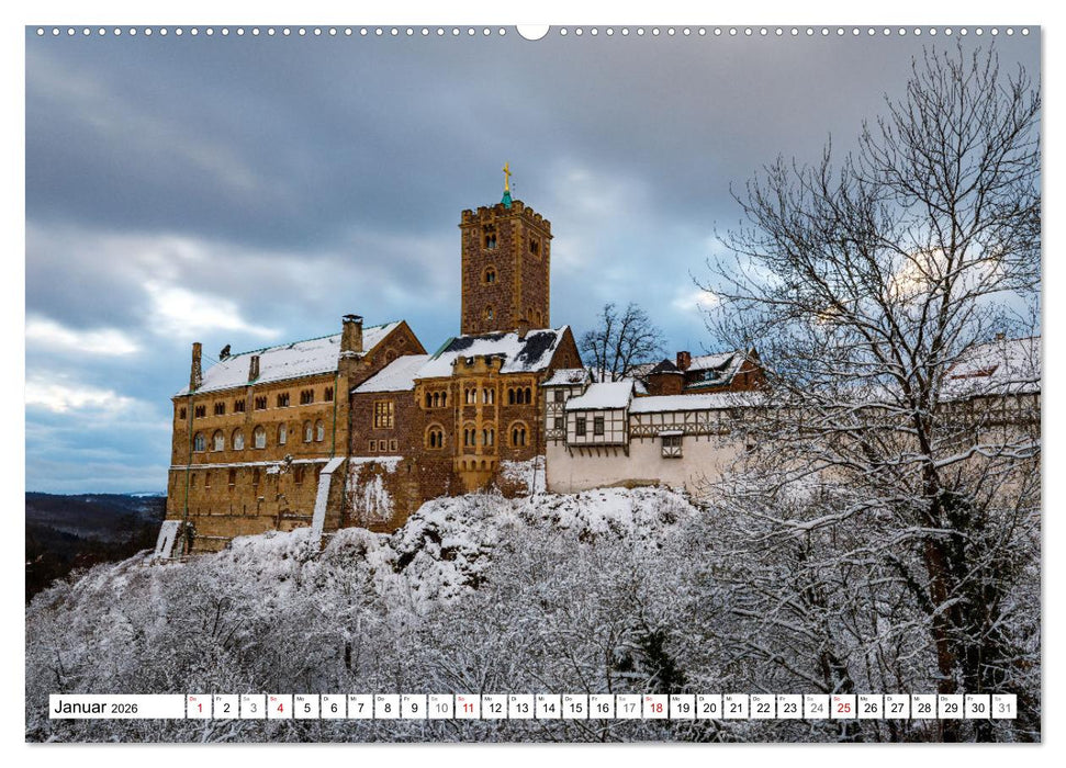 Eisenach in Thüringen (CALVENDO Premium Wandkalender 2026)