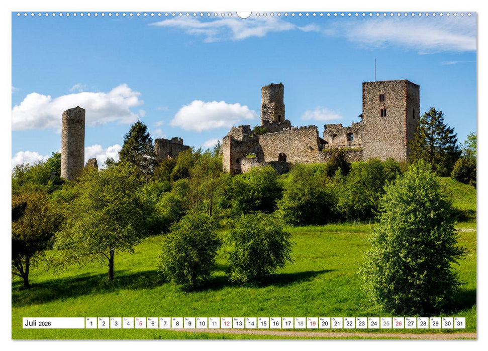 Werra Burgen Steig (CALVENDO Premium Wandkalender 2026)