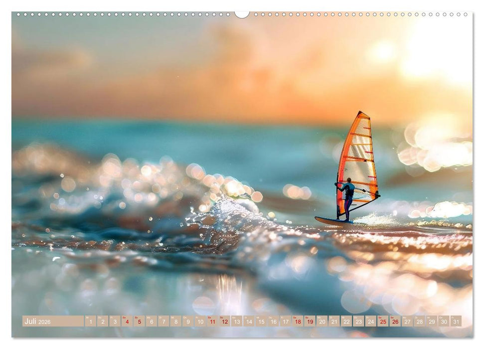 Miniaturwelt - Sehnsuchtsort Nordseeküste (CALVENDO Premium Wandkalender 2026)