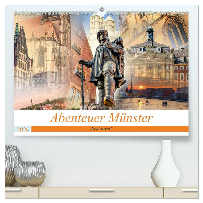 Abenteuer Münster - Echt jovel! (CALVENDO Premium Wandkalender 2026)