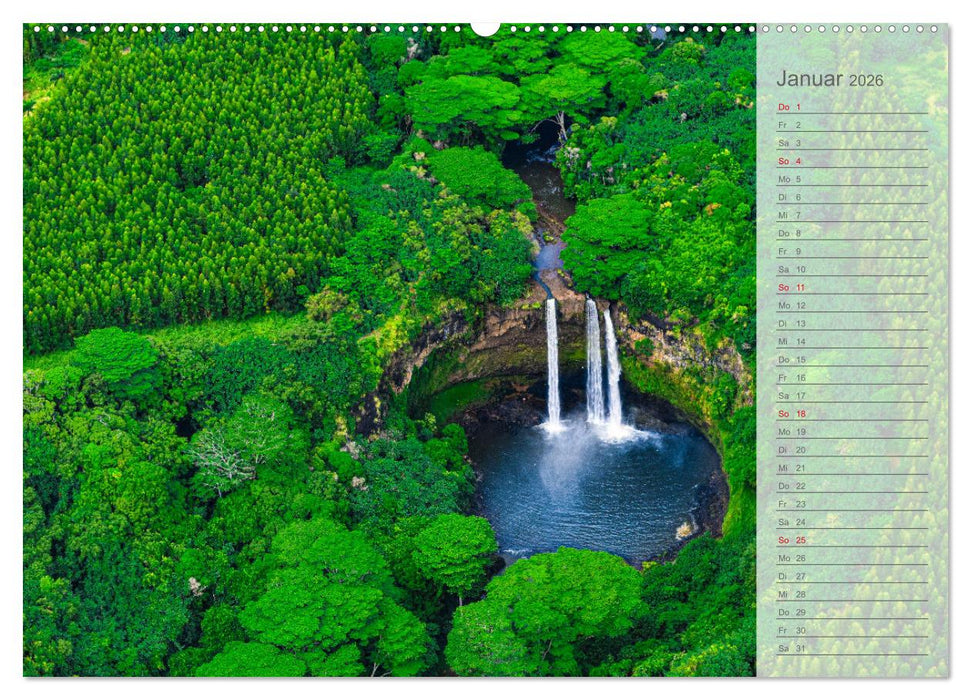 Malerisches Hawaii (CALVENDO Premium Wandkalender 2026)