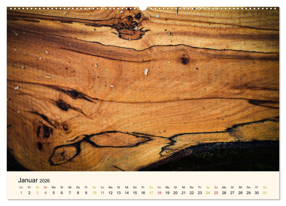 Faszination Holz (CALVENDO Premium Wandkalender 2026)