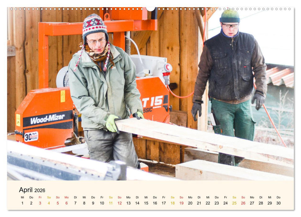 Faszination Holz (CALVENDO Premium Wandkalender 2026)