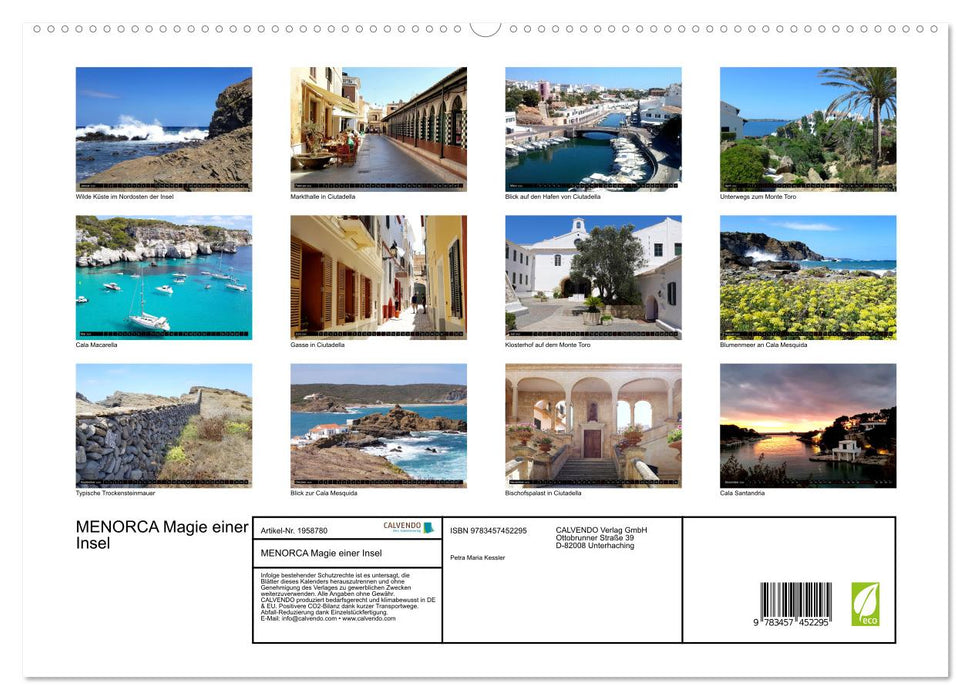 MENORCA Magie einer Insel (CALVENDO Premium Wandkalender 2026)