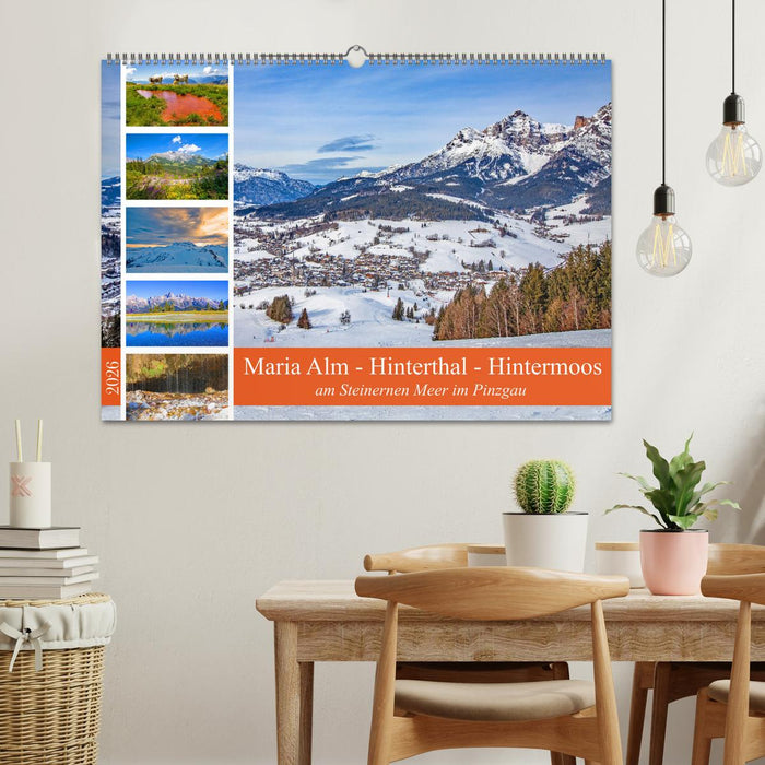 Maria Alm - Hinterthal - Hintermoos (CALVENDO Wandkalender 2026)
