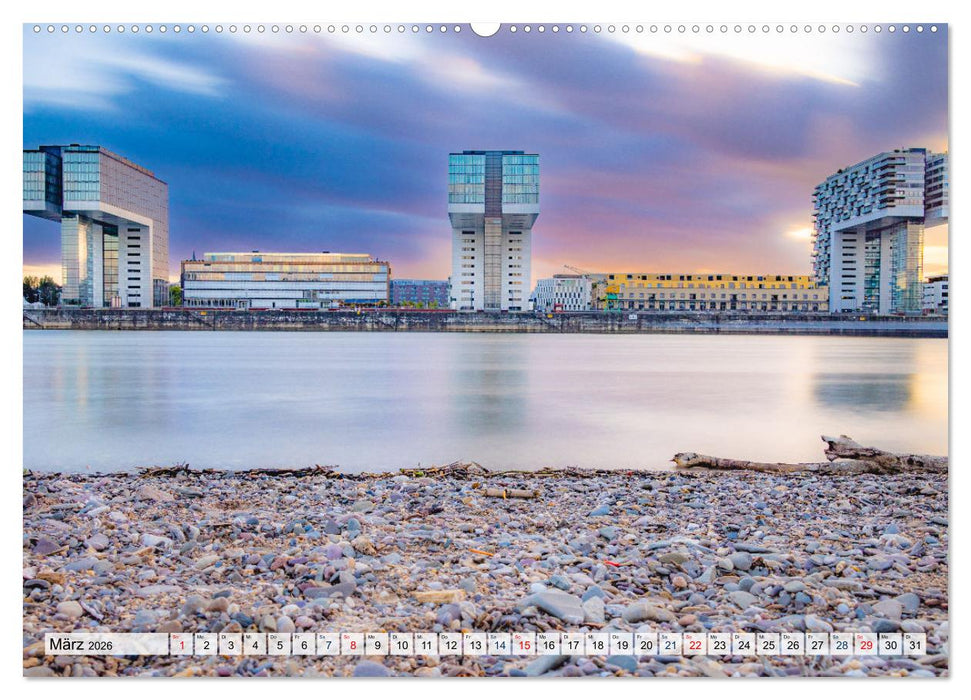 Kölsche Impressionen bei Tag und Nacht (CALVENDO Premium Wandkalender 2026)