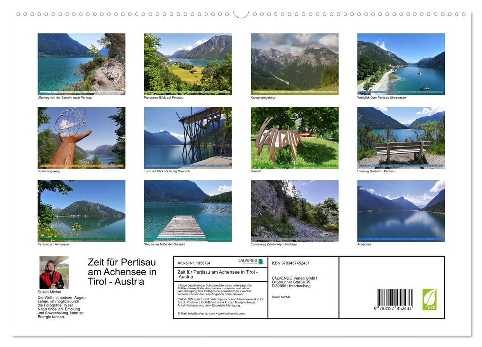 Zeit für Pertisau am Achensee in Tirol - Austria (CALVENDO Premium Wandkalender 2026)