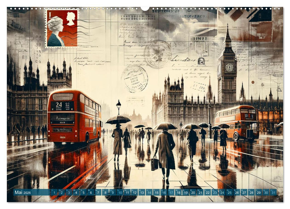 KI-Globetrotter: Mit künstlicher Intelligenz um die Welt (CALVENDO Premium Wandkalender 2026)