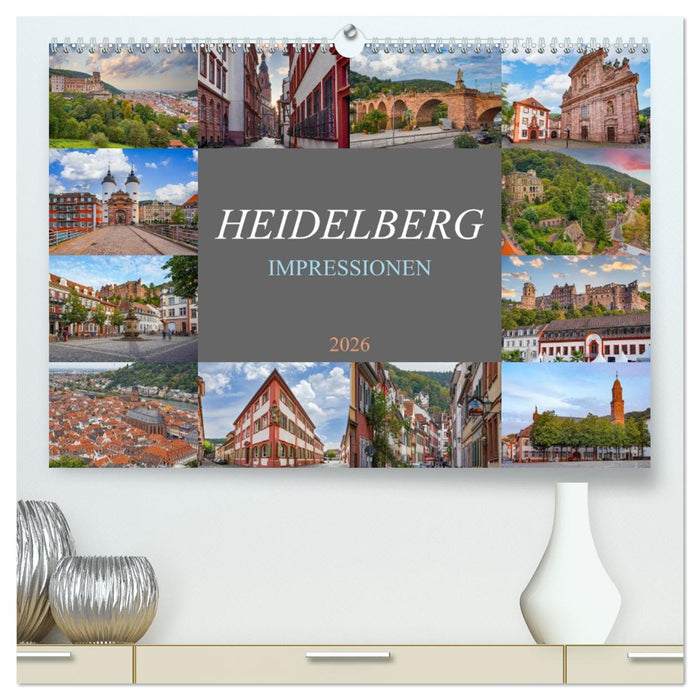 Heidelberg Impressionen (CALVENDO Premium Wandkalender 2026)