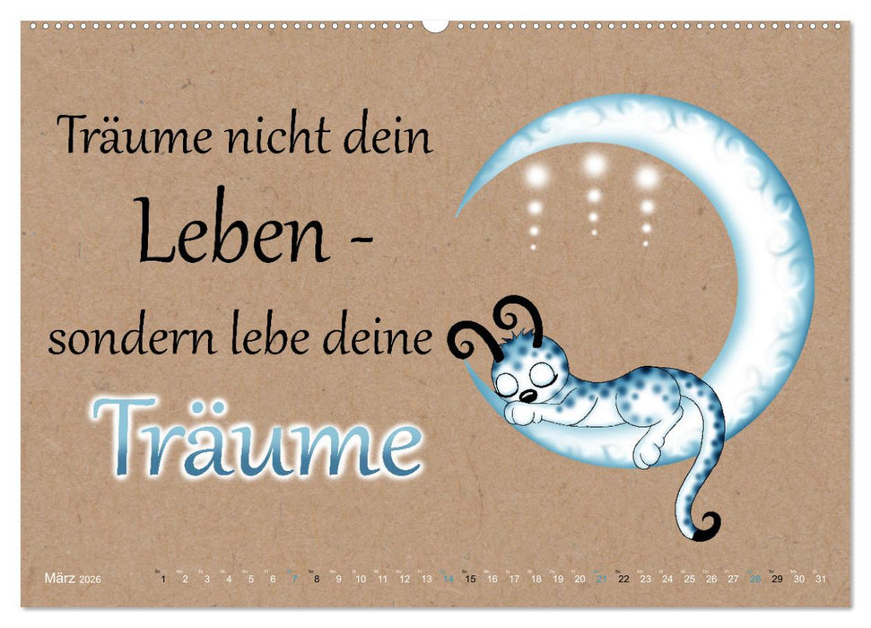 Motiviert durchs Leben (CALVENDO Premium Wandkalender 2026)