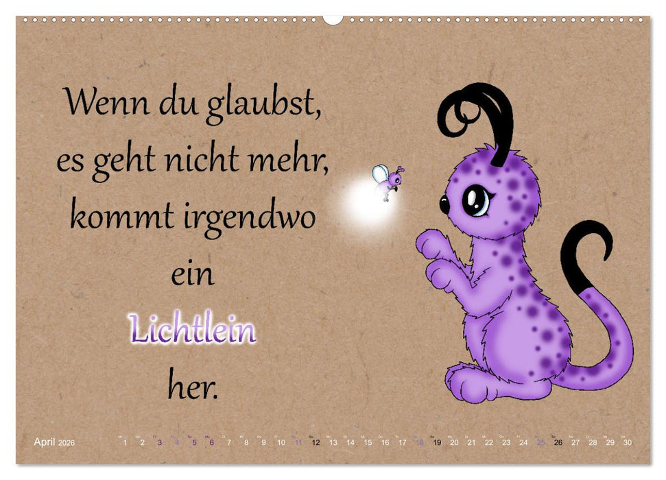 Motiviert durchs Leben (CALVENDO Premium Wandkalender 2026)