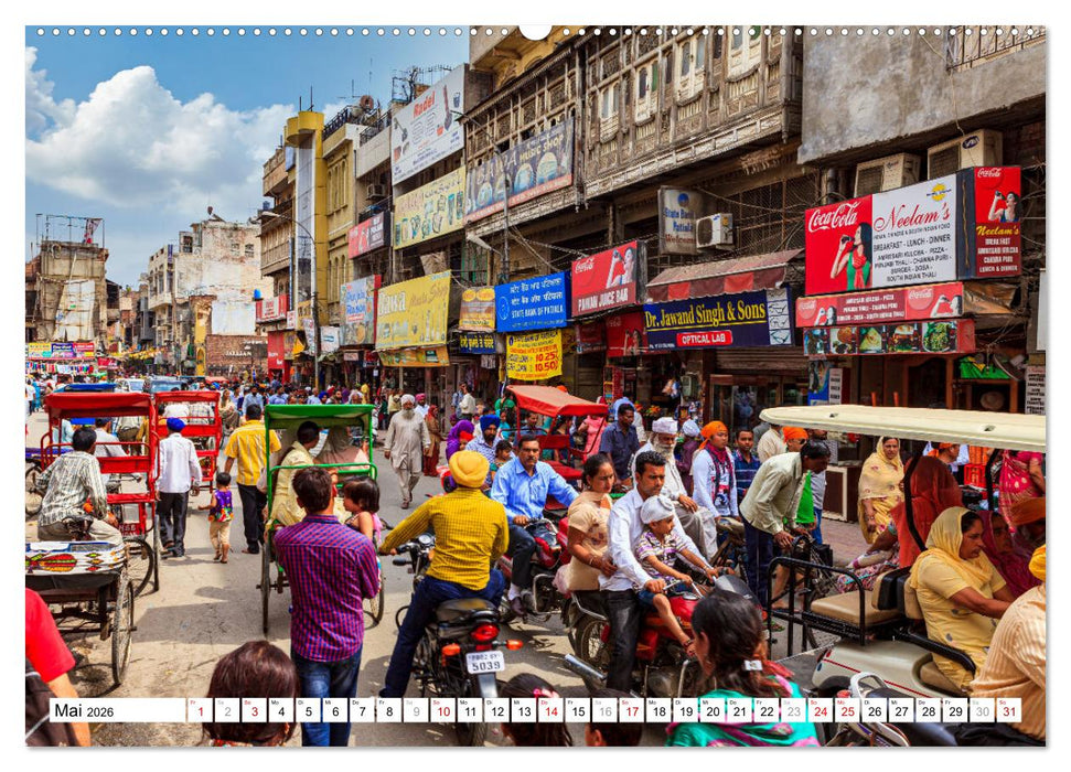 Faszination Indien (CALVENDO Premium Wandkalender 2026)