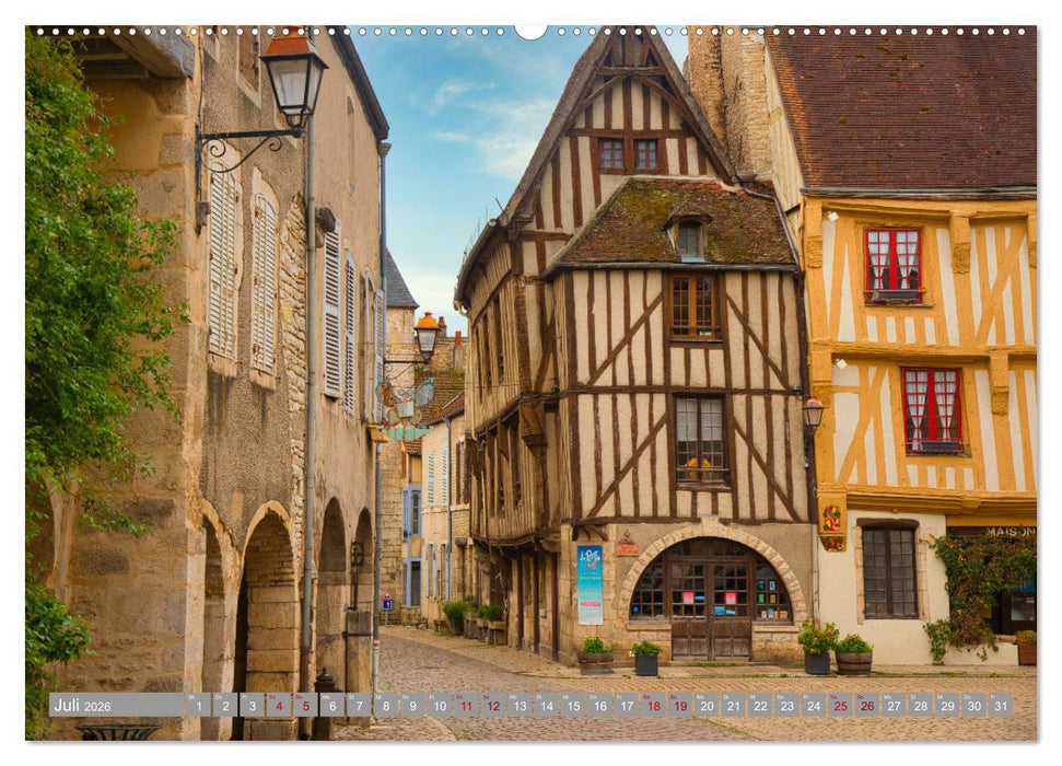 Zauberhaftes Burgund (CALVENDO Premium Wandkalender 2026)