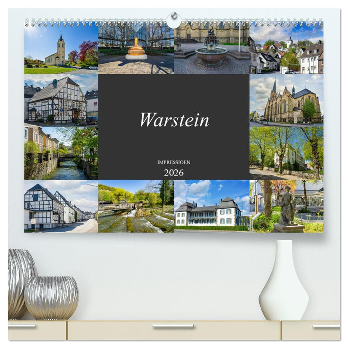 Warstein Impressionen (CALVENDO Premium Wandkalender 2026)