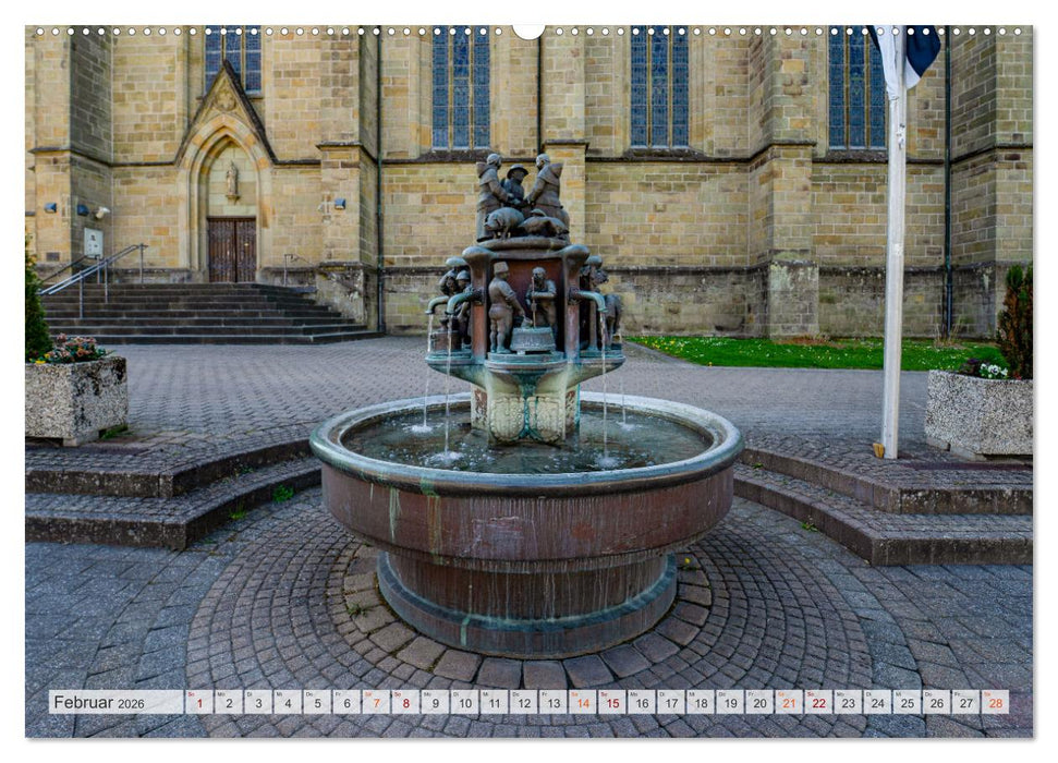 Warstein Impressionen (CALVENDO Premium Wandkalender 2026)