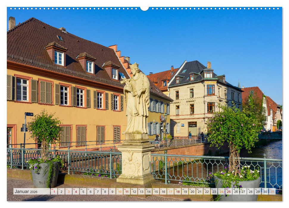 Ettlingen Impressionen (CALVENDO Premium Wandkalender 2026)