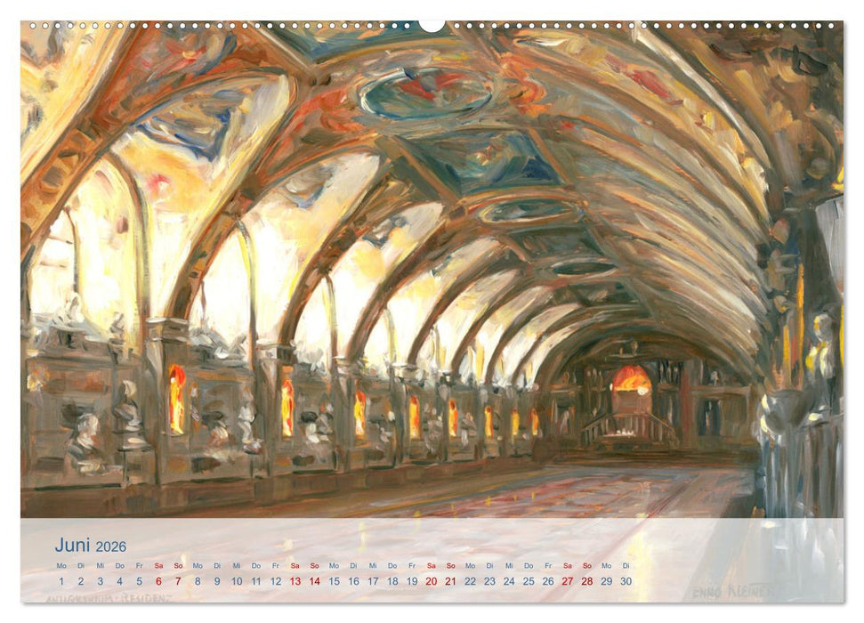 Skizzen aus München (CALVENDO Premium Wandkalender 2026)