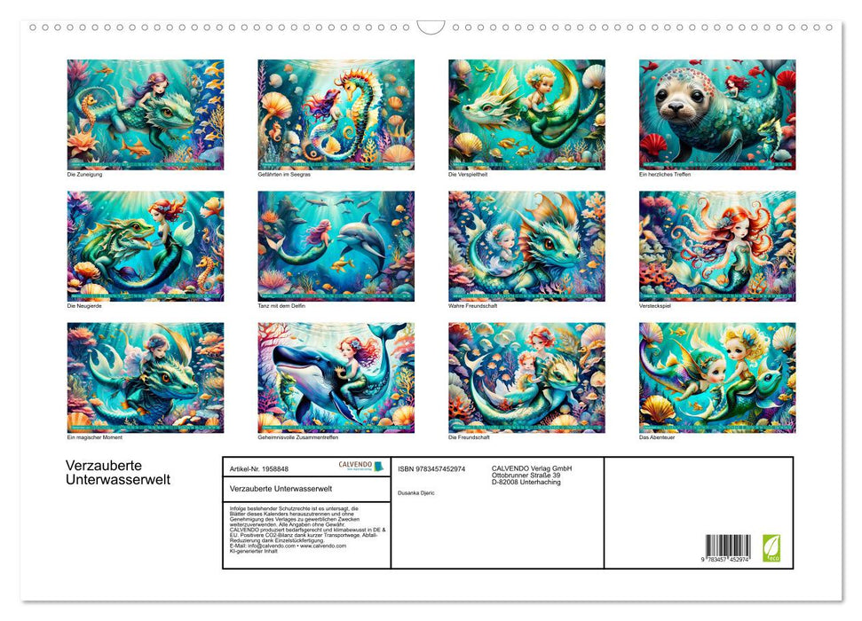 Verzauberte Unterwasserwelt (CALVENDO Wandkalender 2026)