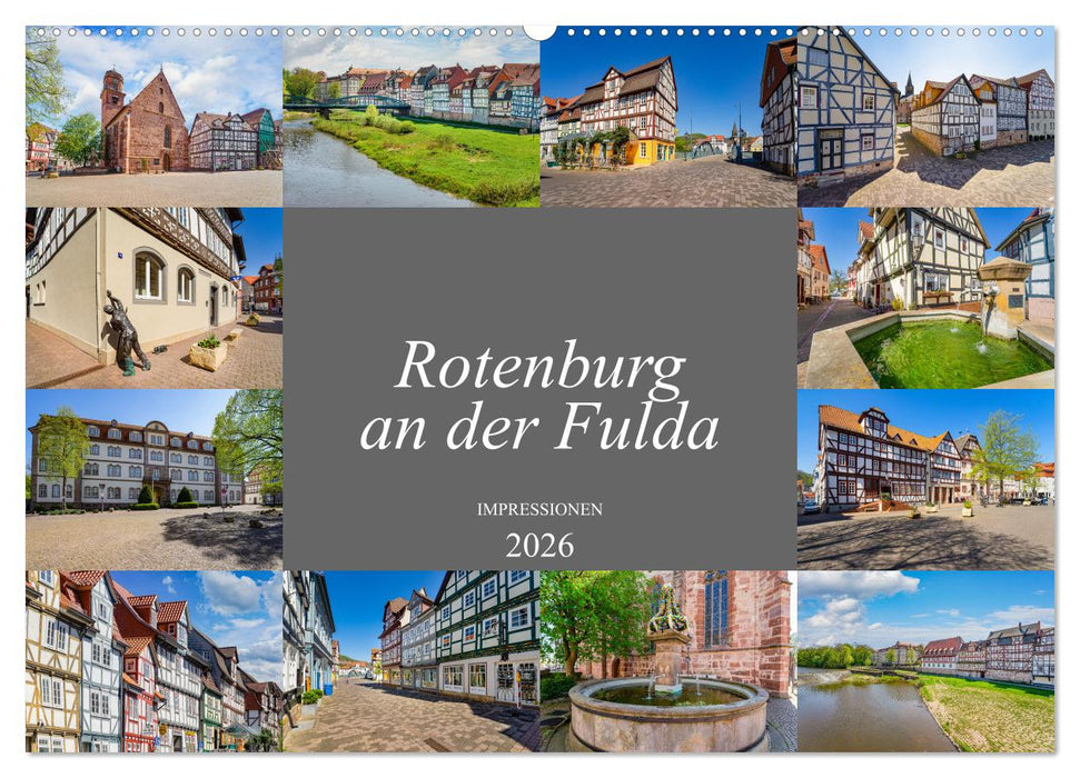 Rotenburg an der Fulda Impressionen (CALVENDO Wandkalender 2026)