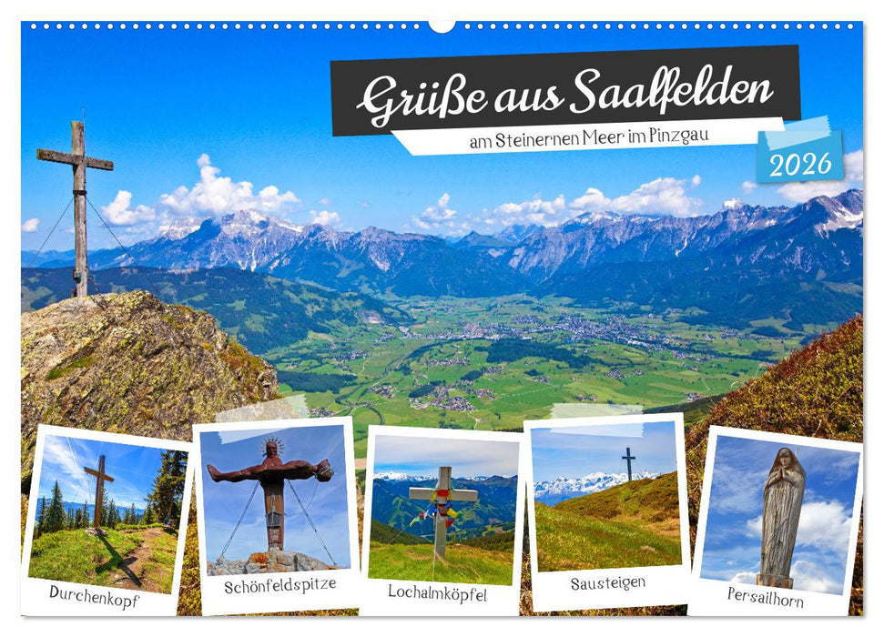 Grüße aus Saalfelden (CALVENDO Wandkalender 2026)
