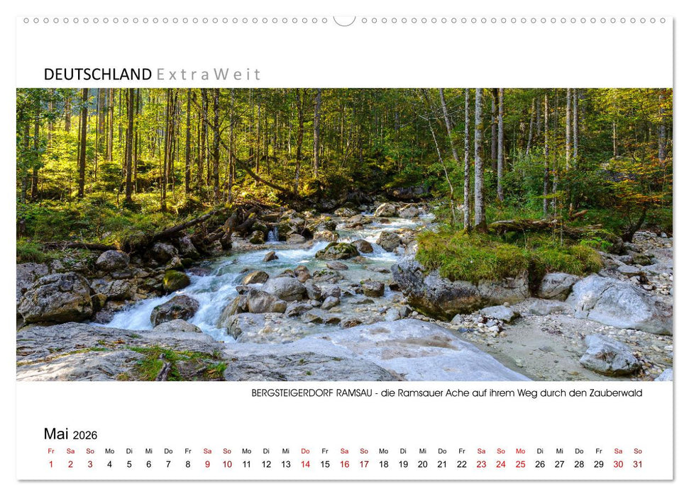 Bergsteigerdorf RAMSAU - Juwel im Berchtesgadener Land (CALVENDO Premium Wandkalender 2026)