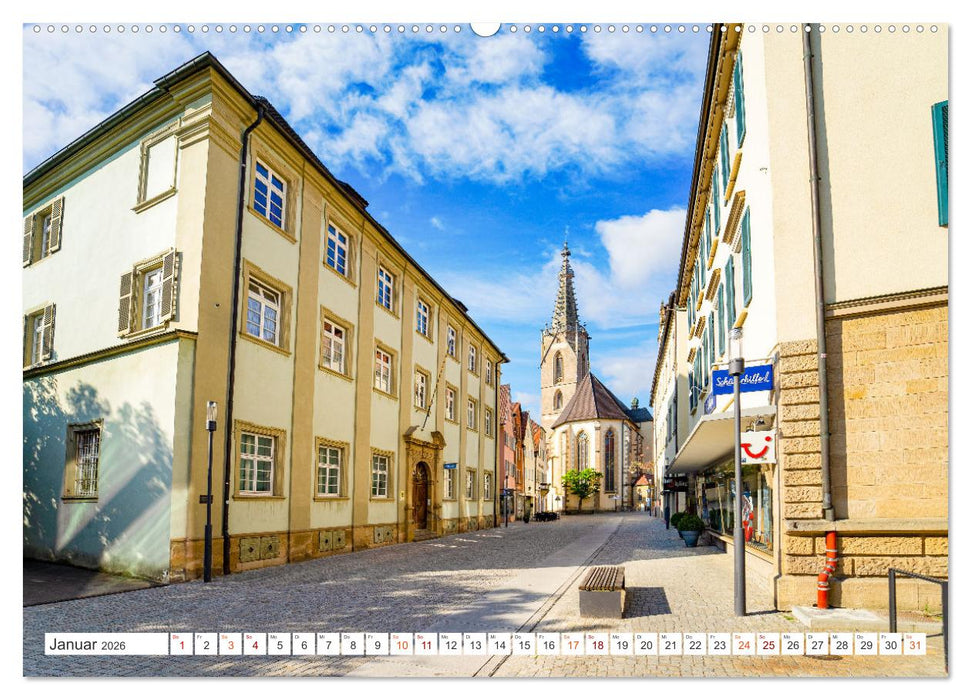 Rottenburg am Neckar Impressionen (CALVENDO Premium Wandkalender 2026)