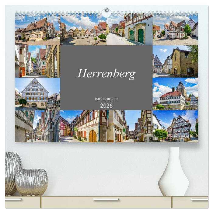 Herrenberg Impressionen (CALVENDO Premium Wandkalender 2026)