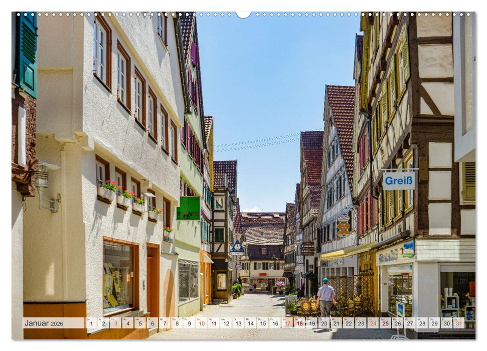 Herrenberg Impressionen (CALVENDO Premium Wandkalender 2026)