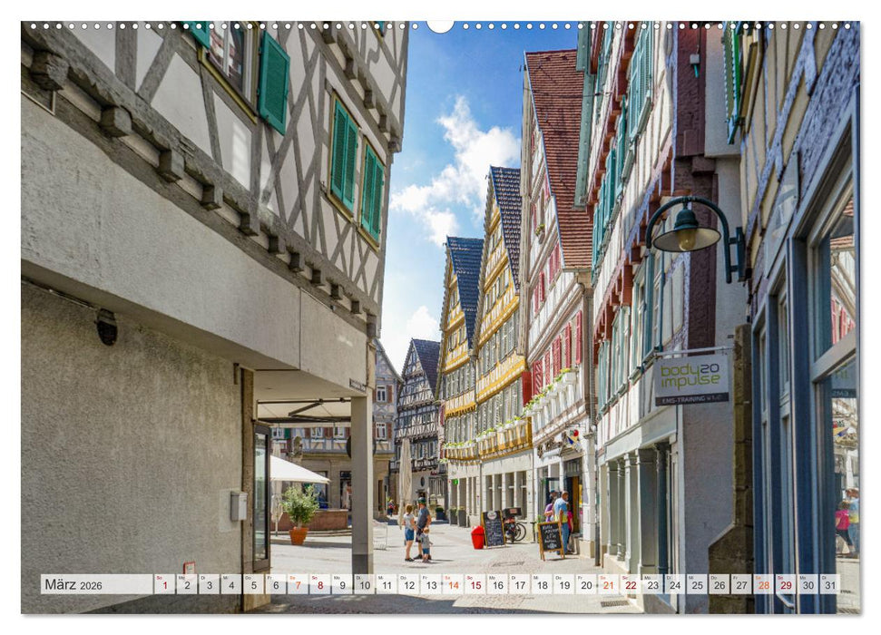 Herrenberg Impressionen (CALVENDO Premium Wandkalender 2026)