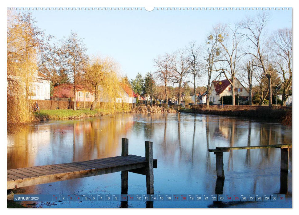 Brandenburg - schöne Ausflugsziele südlich von Berlin (CALVENDO Premium Wandkalender 2026)