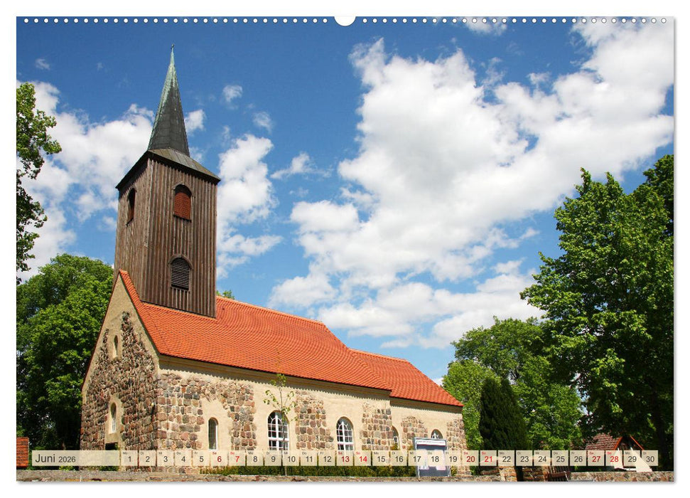 Brandenburg - schöne Ausflugsziele südlich von Berlin (CALVENDO Premium Wandkalender 2026)