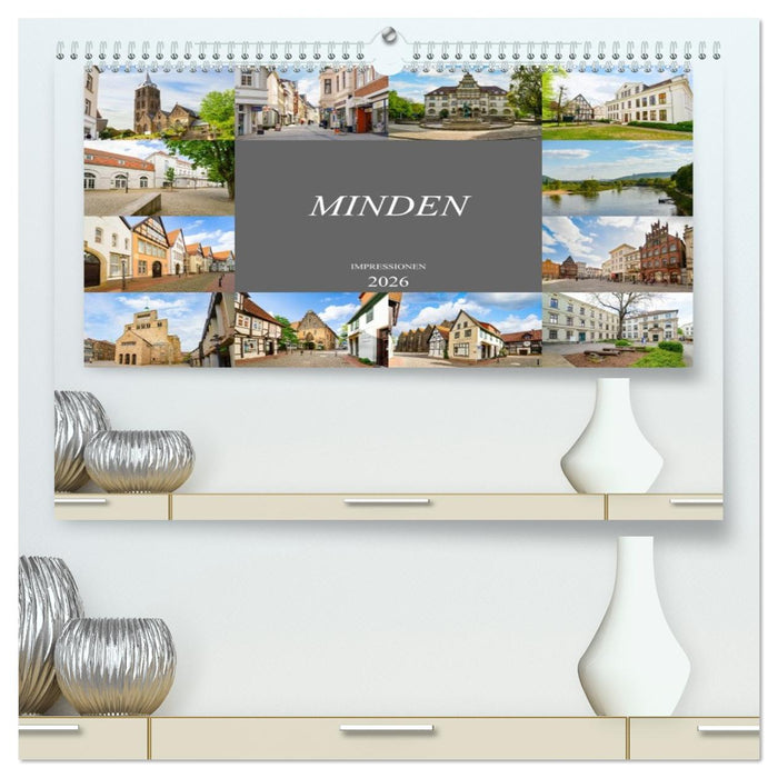 Minden Impressionen (CALVENDO Premium Wandkalender 2026)