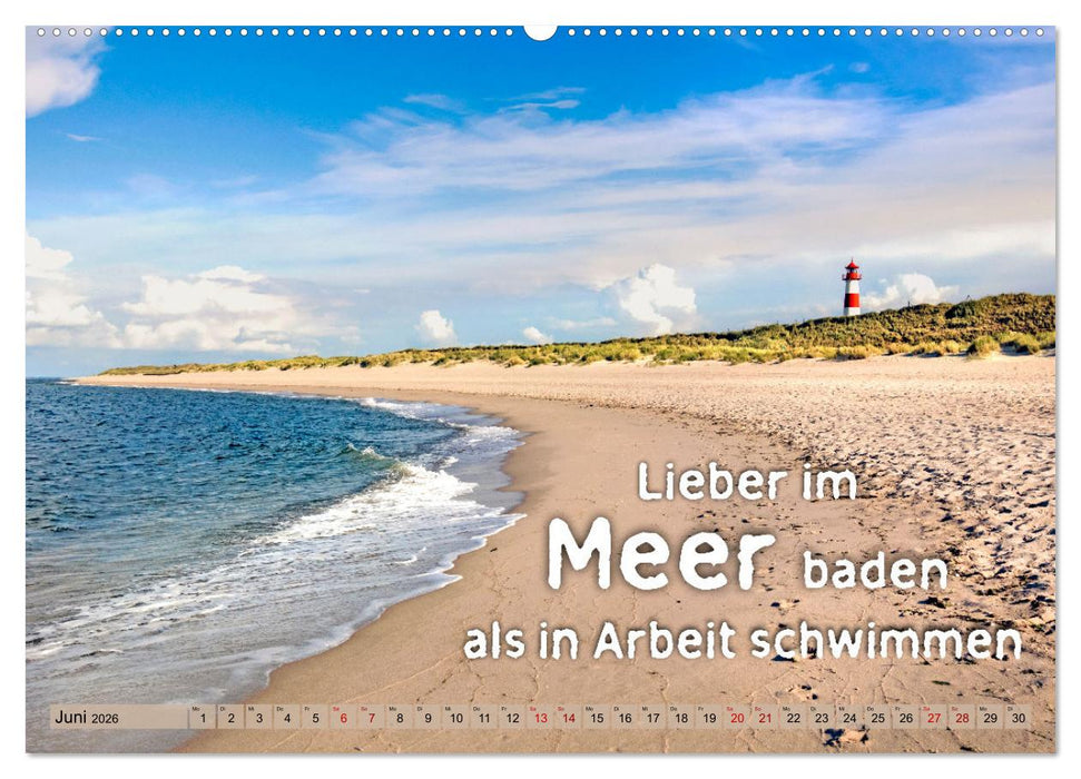 Sehnsucht zum Meer (CALVENDO Premium Wandkalender 2026)