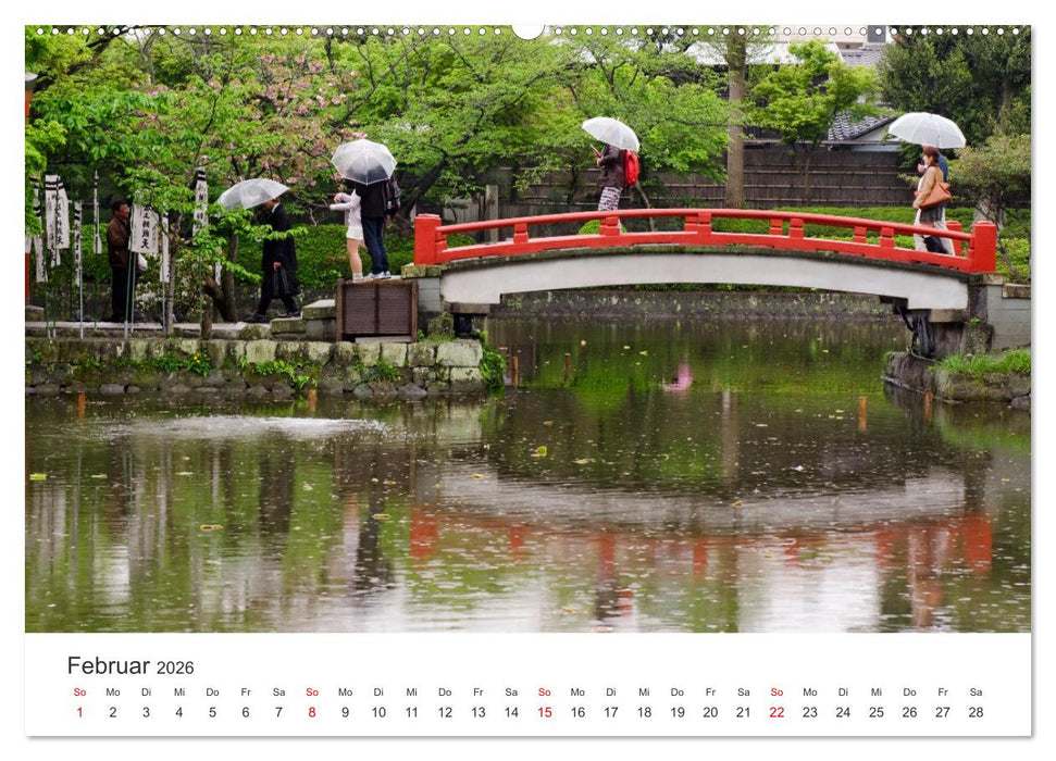 Gärten in Japan (CALVENDO Premium Wandkalender 2026)