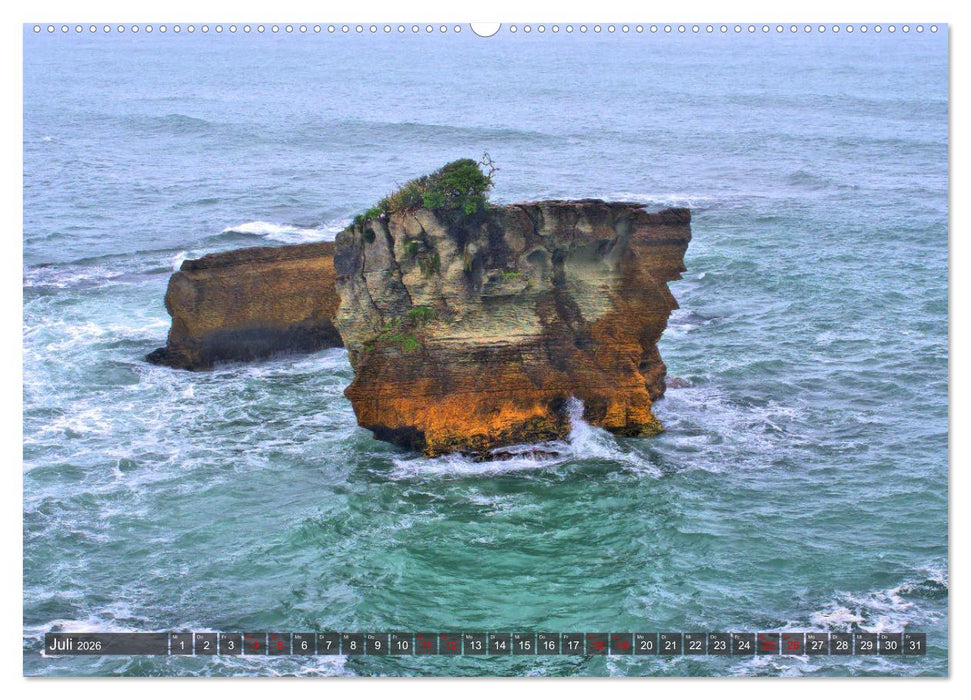 Neuseeland - Von der Nordinsel zur Südinsel (CALVENDO Premium Wandkalender 2026)