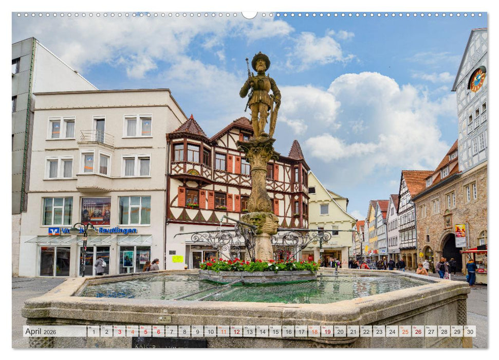 Reutlingen Impressionen (CALVENDO Premium Wandkalender 2026)