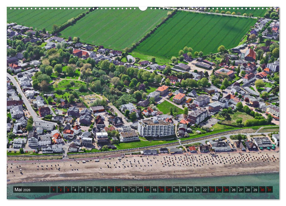 Flugroute Ostsee Bäder (CALVENDO Premium Wandkalender 2026)