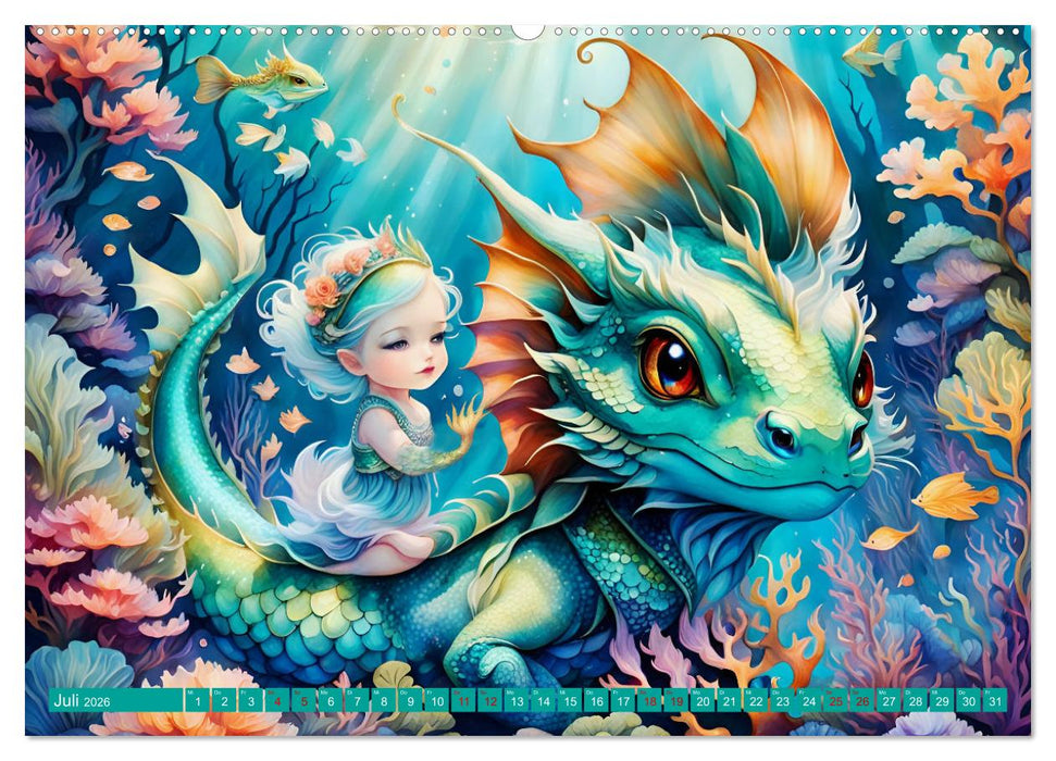 Verzauberte Unterwasserwelt (CALVENDO Premium Wandkalender 2026)
