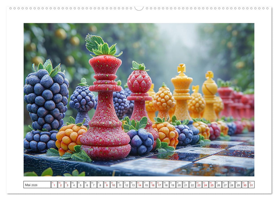 Lecker Schach (CALVENDO Premium Wandkalender 2026)