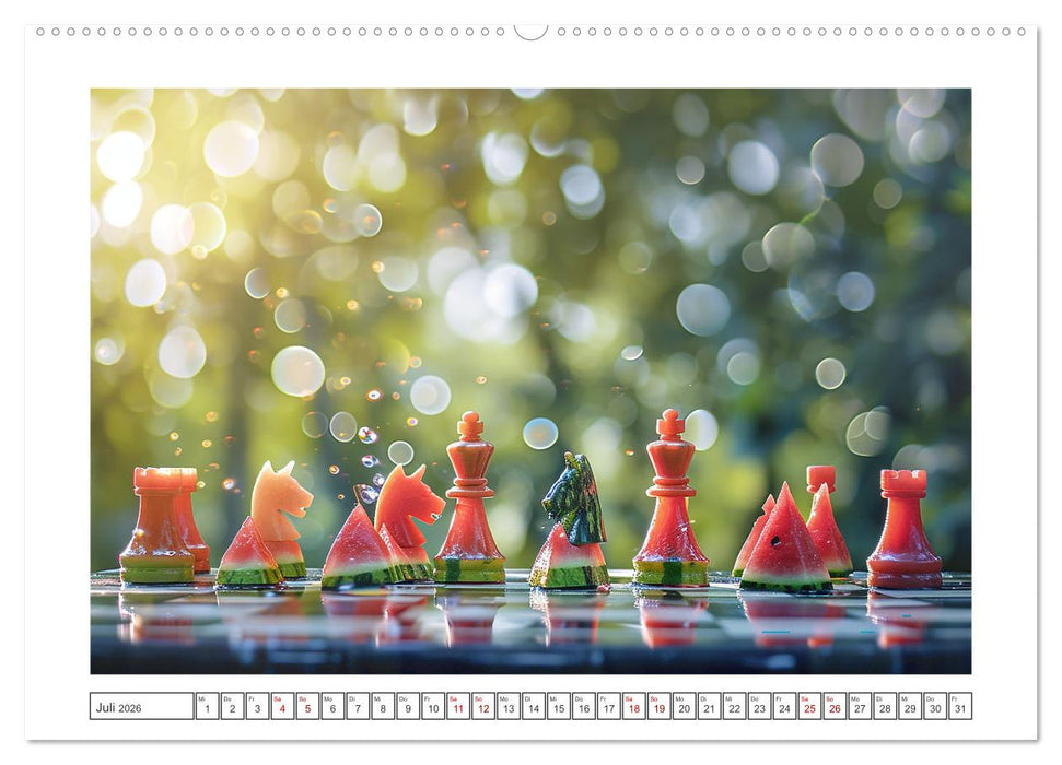 Lecker Schach (CALVENDO Premium Wandkalender 2026)