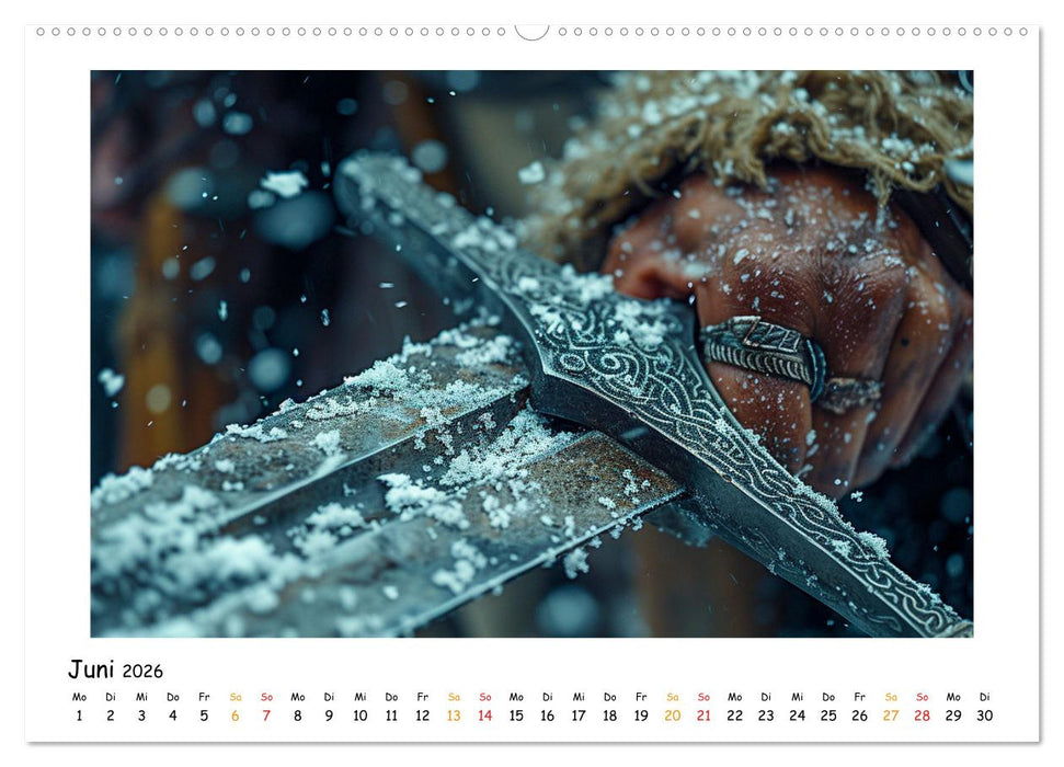 Wikinger - mutige Krieger (CALVENDO Wandkalender 2026)