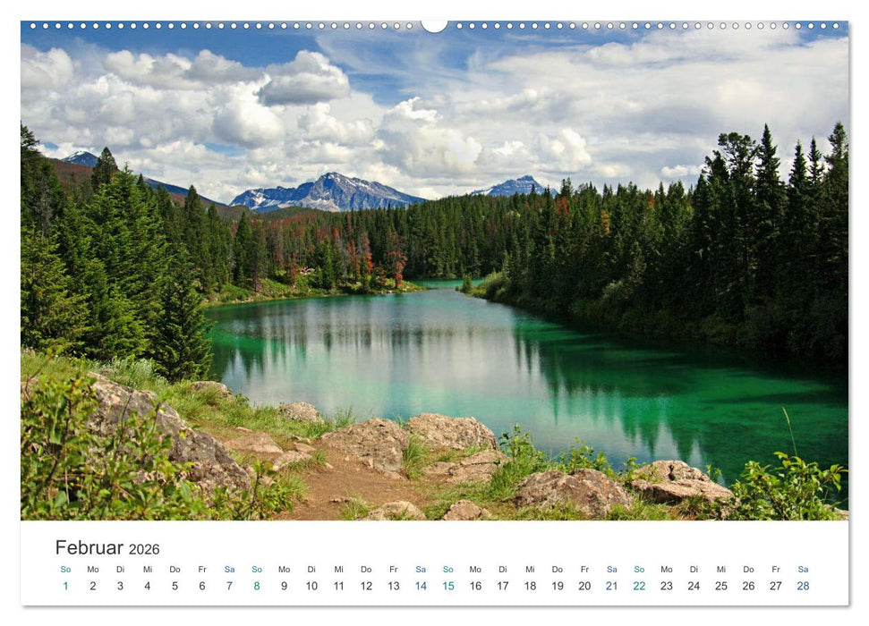 Icefields Parkway in Kanada (CALVENDO Premium Wandkalender 2026)