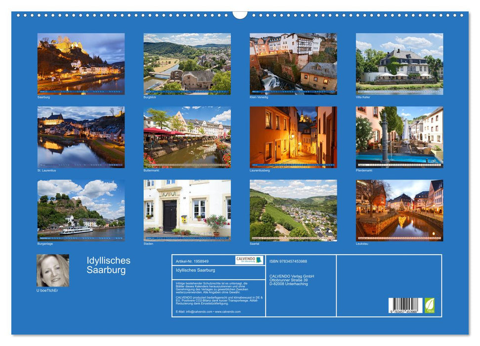 Idyllisches Saarburg (CALVENDO Wandkalender 2026)