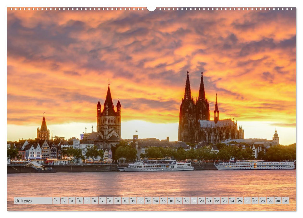Wunderschönes Köln (CALVENDO Premium Wandkalender 2026)