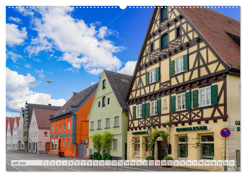 Lauingen Impressionen (CALVENDO Premium Wandkalender 2026)