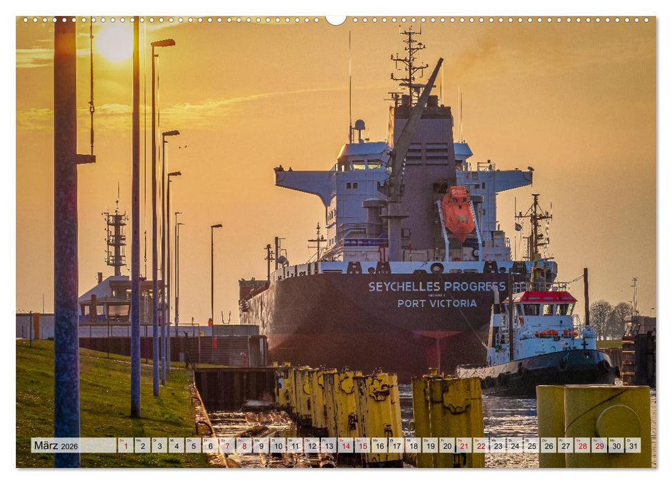 Bremer Hafenromantik (CALVENDO Premium Wandkalender 2026)