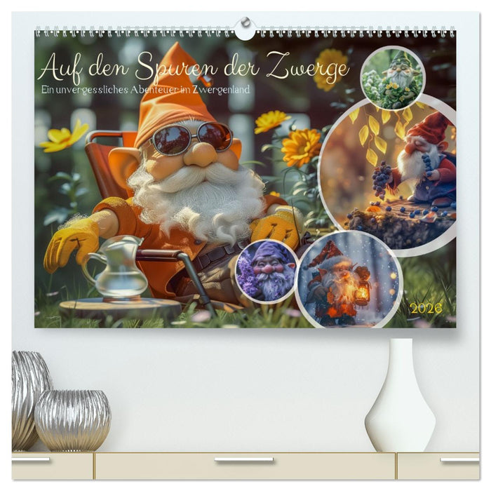 Auf den Spuren der Zwerge (CALVENDO Premium Wandkalender 2026)